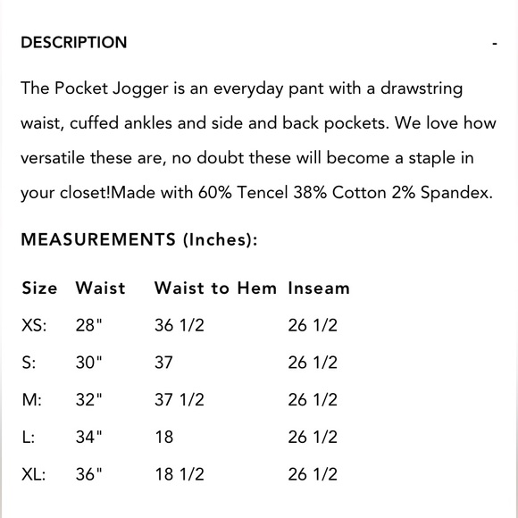 Bella Dahl Pocket Jogger - Picture 7 of 7